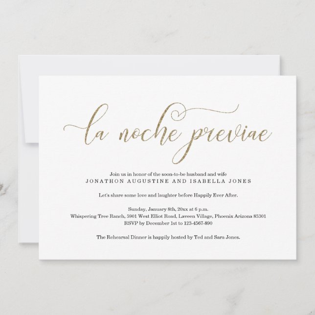 Inbjudan till spanska repetitionsmiddagar (Framsida)