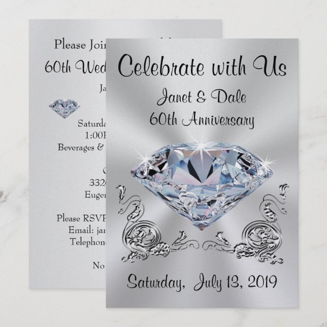 Inbjudan till Special Orders 60-årsjubileum (Fram/baksida)