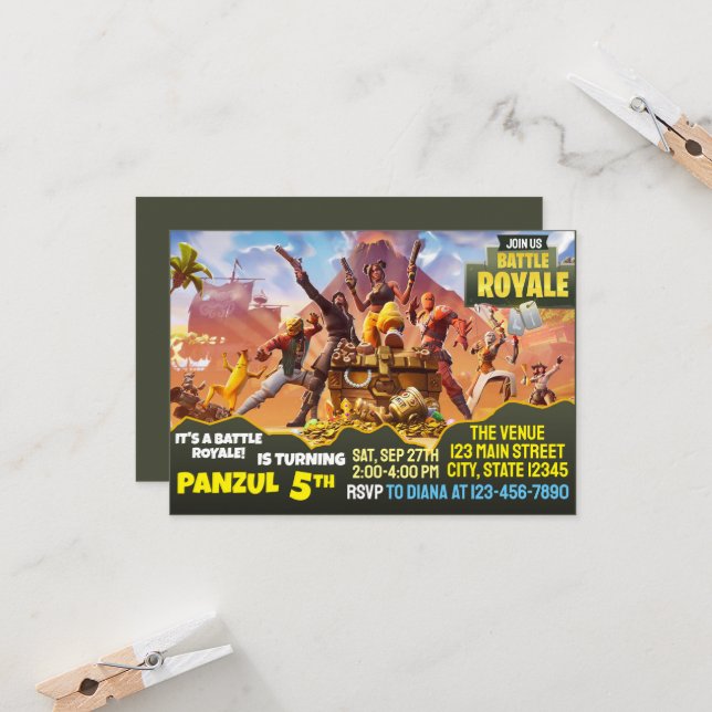 Inbjudan till spelstrid (Fram/Back In Situ)