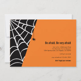 Inbjudan till Spider Spider Halloween fest