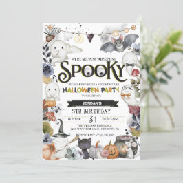 Inbjudan till Spooky Cute Ghost Halloween fest