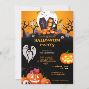 Inbjudan till Spooky Cute Kids Halloween fest