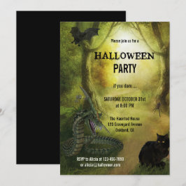 Inbjudan till Spooky Fantasy Forest Halloween fest