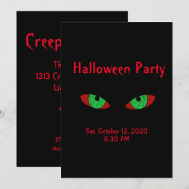 Inbjudan till Spooky Halloween fest