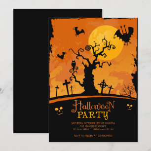 Inbjudan till Spooky Halloween fest