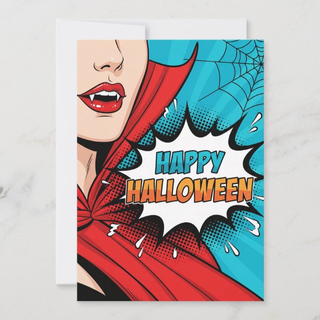 Inbjudan till Spooky Halloween fest (Framsida)