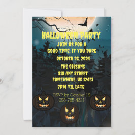 Inbjudan till Spooky Halloween fest