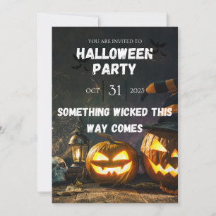 Inbjudan till Spooky Halloween fest