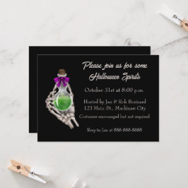 Inbjudan till Spooky Halloween fest