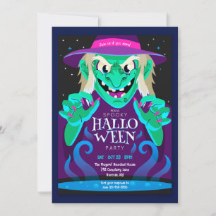 Inbjudan till Spooky Halloween fest
