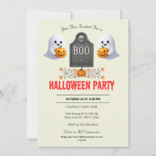 Inbjudan till Spooky Office Halloween fest