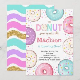 Inbjudan till Sprinkle Barns födelsedag-färgade do