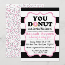 Inbjudan till Sprinkle Donut Baby Shower