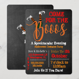 Inbjudan till Sprit och Boo Halloween fest