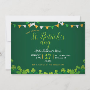 Inbjudan till St. Patrick's Day-fest