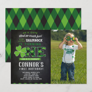 Inbjudan till st patrick's day på födelsedagen med