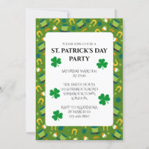 Inbjudan till St. Patricks fest