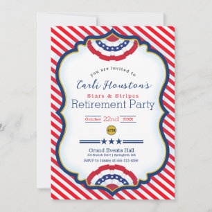 Inbjudan till stars och stripes Pension-partiet