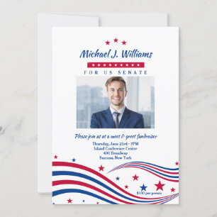 Inbjudan till stars och stripes Photo Fundraiser