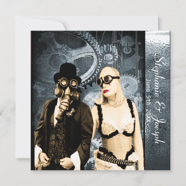 inbjudan till steampunk (Framsida)