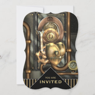 Inbjudan till Steampunk Mekaniska hjärthändelser