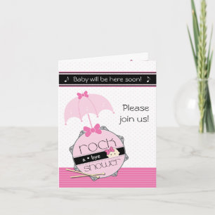Inbjudan till sten a Adjö Baby Shower