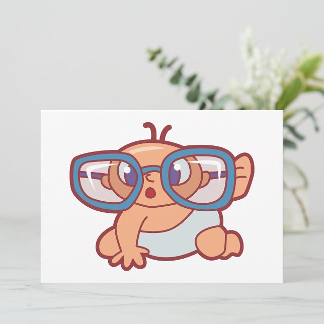 Inbjudan till stora glasögon i baby (Skapare uppladdad)