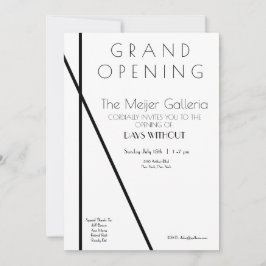 Inbjudan till stora öppningar i contemporary Galle