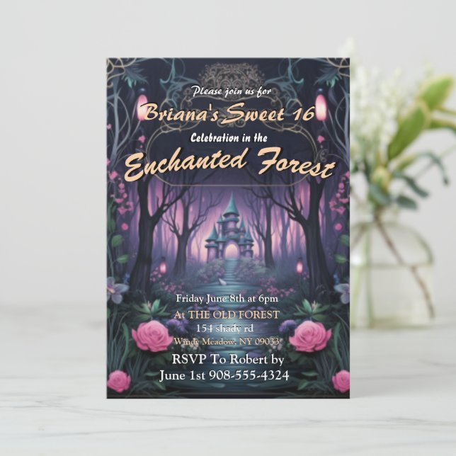Inbjudan till storskalig Forest Castle Sweet 16 (Stående Fram)