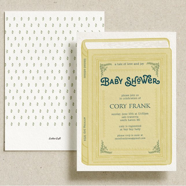 Inbjudan till Storybook Baby Shower (Skapare uppladdad)