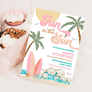 Inbjudan till strandfödelsedagsfest