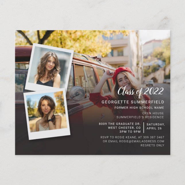 Inbjudan till Studenten 2025-fotoparti (Framsida)