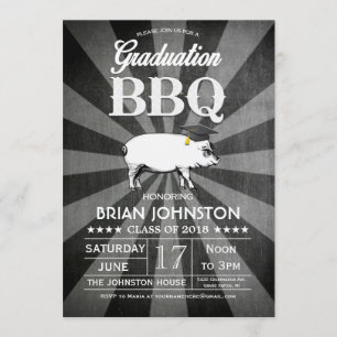 Inbjudan till Studenten BBQ (Kalkboard)