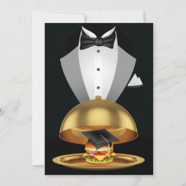 Inbjudan till Studenten Cookout Tuxedo Hamburger