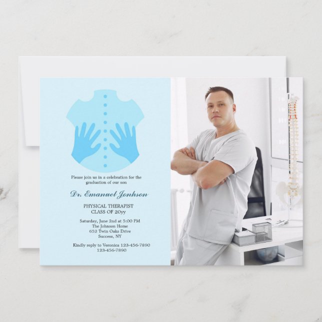 Inbjudan till Studenten för fysikterapi (Framsida)