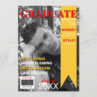 Inbjudan till Studenten-fotomagasin