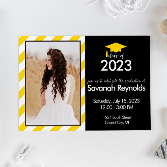 Inbjudan till Studenten Open House med foto (Skapare uppladdad)