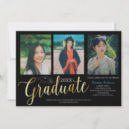 Inbjudan till Studenten Photo Collage Studenten