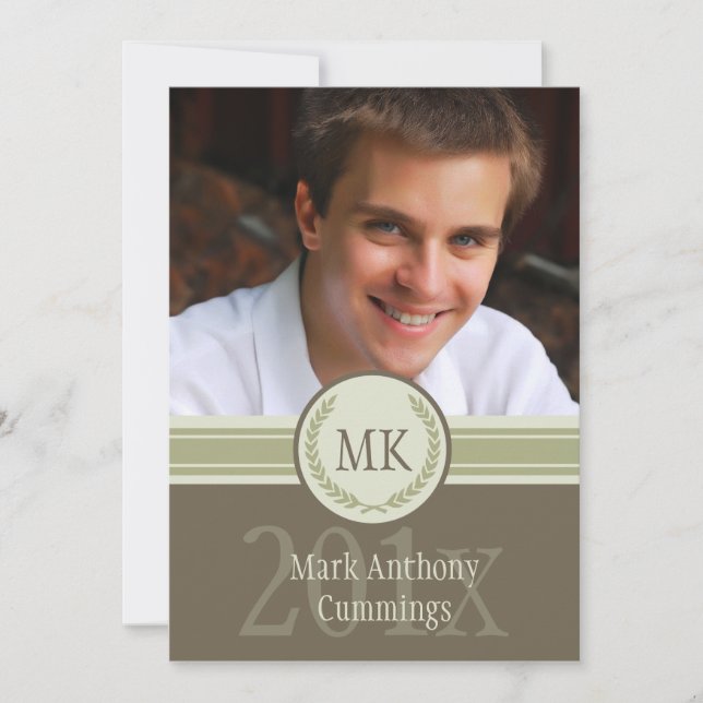 Inbjudan till Studenten Vapensköld (Framsida)