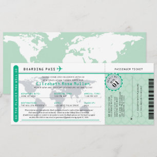 Inbjudan till Studenten World Traveler Boarding Pa