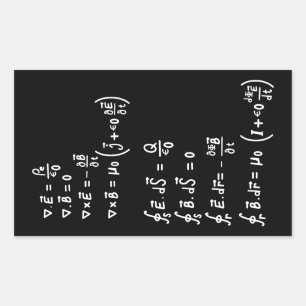 Inbjudan till Studenter-lärare för fysikmatematisk Rektangulärt Klistermärke