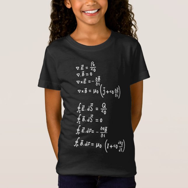 Inbjudan till Studenter-lärare för fysikmatematisk T Shirt (Framsida)