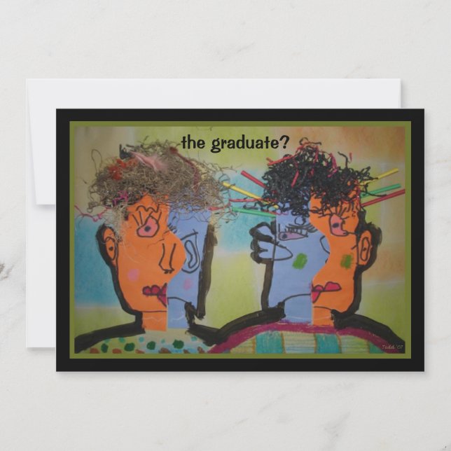 Inbjudan till studentfest (Framsida)