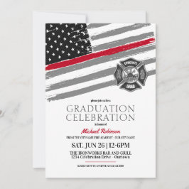 Inbjudan till Studentfest av brandmän