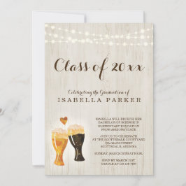 Inbjudan till Studentfest av bryggeri | Rustic Bee