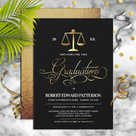 Inbjudan till Studentfest av elegant Law School