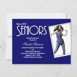 Inbjudan till Studentfest av elever på hög nivå