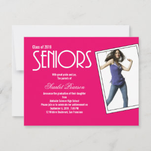 Inbjudan till Studentfest av elever på hög nivå