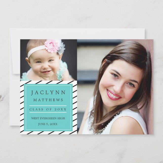 Inbjudan till Studentfest av fotofoto i Chic (Framsida)