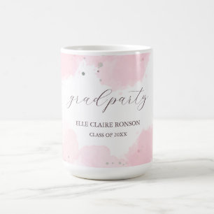 Inbjudan till Studentfest av rosa Elegance Kaffemugg